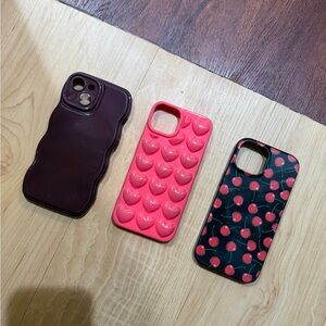 Bundle of 3 iPhone cases for iPhone 14